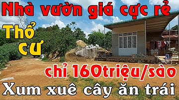 Bán nhà & đất vườn 10.7 sào 400m2 thổ cư xum xuê cây ăn trái ao lớn đầy cá, giá cực rẻ tại Di Linh