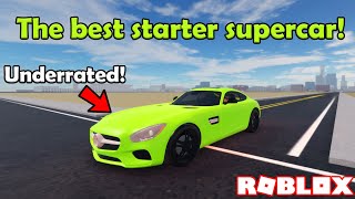 Mercedes AMG GT review! The best budget supercar! | ROBLOX: Vehicle Simulator