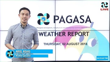Public Weather Forecast Issued at 4:00 AM August 2, 2018