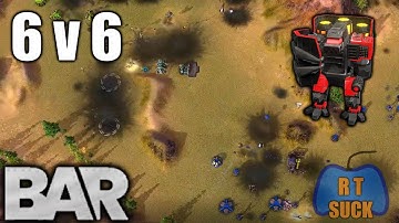 HUGE 6V6 BATTLE! | Beyond All Reason Cast