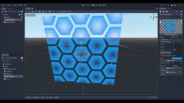 Godot shader: hexagon pattern