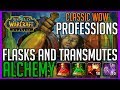 Classic Vanilla WoW Professions: Flasks and Transmutes Alchemy Guide World of Warcraft