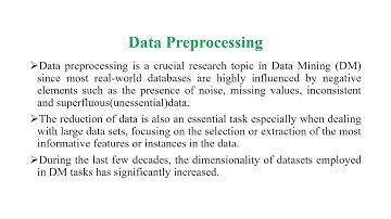 Video 05 Data Quality Data Pre_Processing Basics in Data Analytics