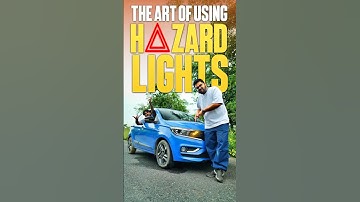 The Art Of Using Hazard Lights ⚠️ #cars24