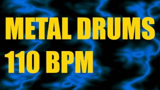 Metal Drums Only // 110BPM // Drum Backing Track chords