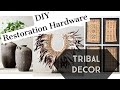 3 RESTORATION HARDWARE DUPES for $15// DIY Tribal Decor // Super Fun!!