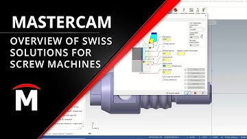 Overview of Swiss Solutions in Mastercam for Screw Machines
