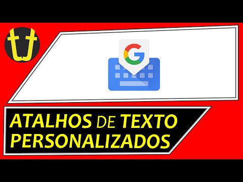Como criar ATALHOS DE TEXTO PERSONALIZADOS no Android