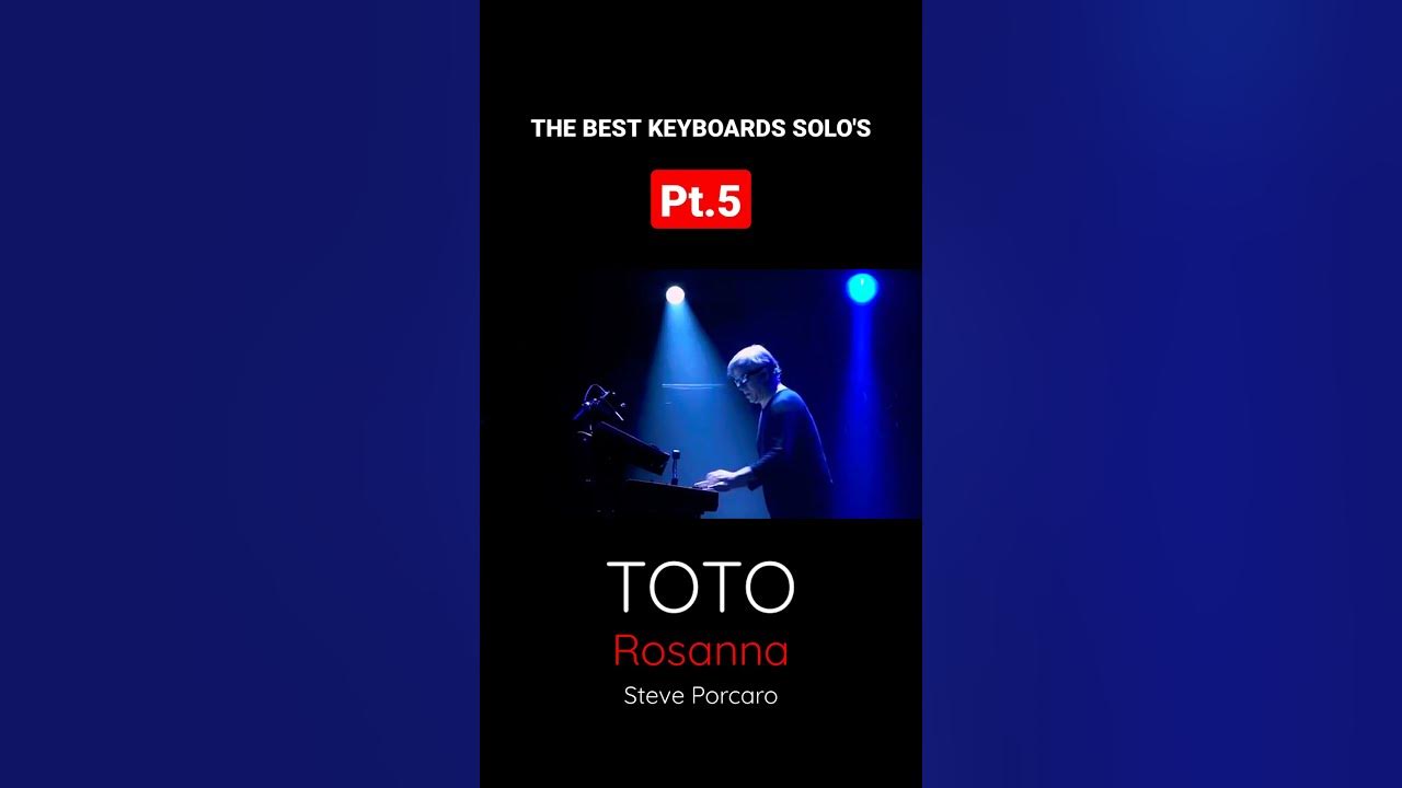 The Best Keyboards Solo's Pt.5 #toto #rosanna #steveporcaro #shorts #synth