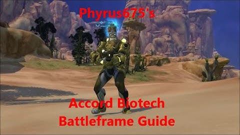 Firefall Action-Packed! Accord Biotech Battleframe Guide