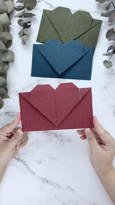 Origami Heart Envelope