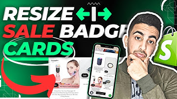 How To Resize Sale Badge On Product Cards In Shopify (On Desktop or Mobile)