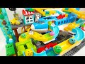 Satisfying Building Block coaster ☆ Marble Run ASMR airplane course 2