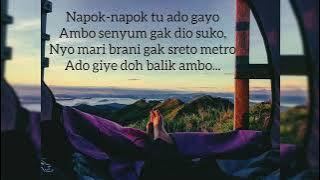 MEGAT NORDIN - AMBO RASO BEKENE (lirik)