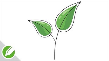 Premium Leaf Drawing with CorelDraw | Flat Vector Style | Drawing | CorelDraw Tutorial