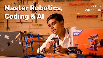 MEX Robotics Advanced Kit | Code & Control with AI | 500+ parts | Master Robotics, Coding & AI