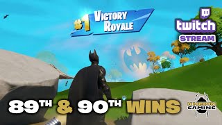 Back-to-Back Fortnite WINS - 89th and 90th Wins | Full Match Gameplay