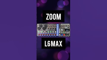 NEW Zoom Livetrak L6max