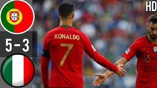 Portugal VS Italy ⚫ All Goals And Extended Highlight • 2022 HD