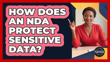 How Does an NDA Protect Sensitive Data?