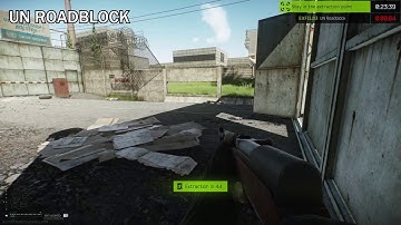 UN Roadblock Exit Location (Woods) With Map - Escape From Tarkov