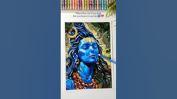 Har Har Mahadev 🚩🥰, #shorts #mahadev #art #drawing #trending