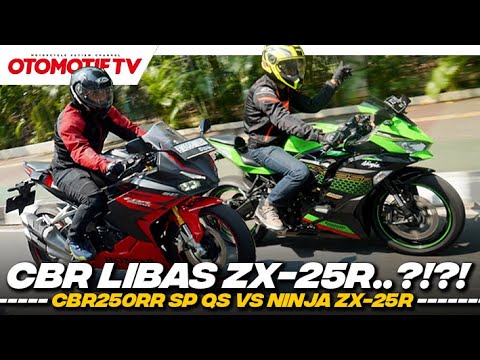 KOMPARASI NINJA ZX-25R vs CBR250RR SP QS..!! CBR MAKIN KENCANG, BISA LIBAS 4 SILINDER? l Otomotif TV