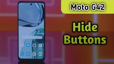 How To Hide Button, How To Hide Back Button In Moto G42, Navigation Button Setting In Moto G42