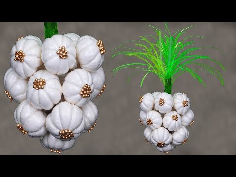 Unique Cotton Craft // Garlic make with Cotton (Best Out Of Waste)