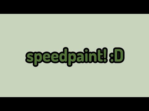 Видео: Speedpaint of my character! #1