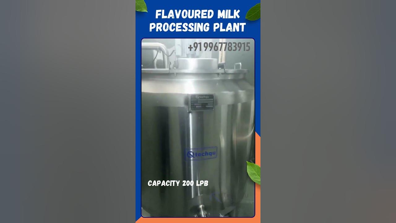 Flavoured Milk Processing Plant| Milk Processing Plant | Dairy Tour ...