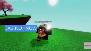 When A Gods Hand Abuser Lags.. Roblox Slap Battles