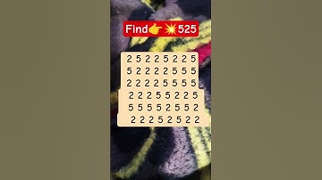 find 👉 525 #maths #generalknowledgequiz #brainmasti #puzzle #mindbendingquiz #shorts