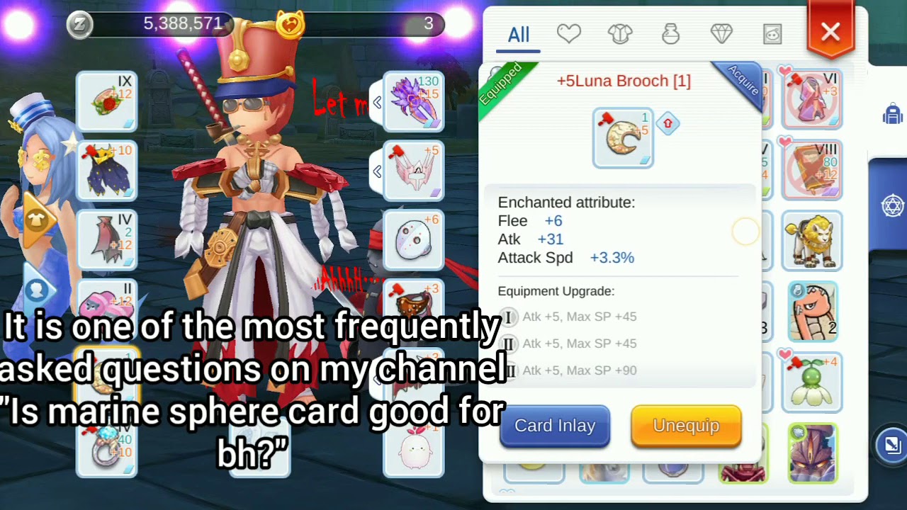 Faq The Reasons Why I Don T Recommend Marine Sphere Card For Bh Ragnarok Mobile Youtube Faq The Reasons Why I Don T Recommend Marine Sphere Card For Bh Ragnarok Mobile Youtube