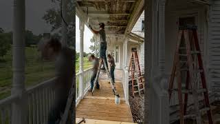 This Porch Was Completely Gone Until... #beforeandafter #renovation #transformation
