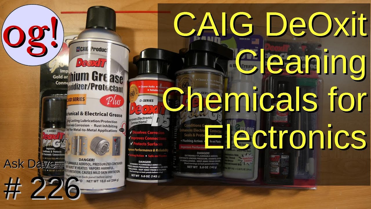 CAIG DeOxit Cleaning Chemicals for Electronics 226 CAIG DeOxit Cleaning Chemicals for Electronics 226