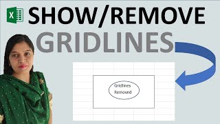 how to show/ remove gridlines from specific cells in excel | remove gridlines in excel | gridlines