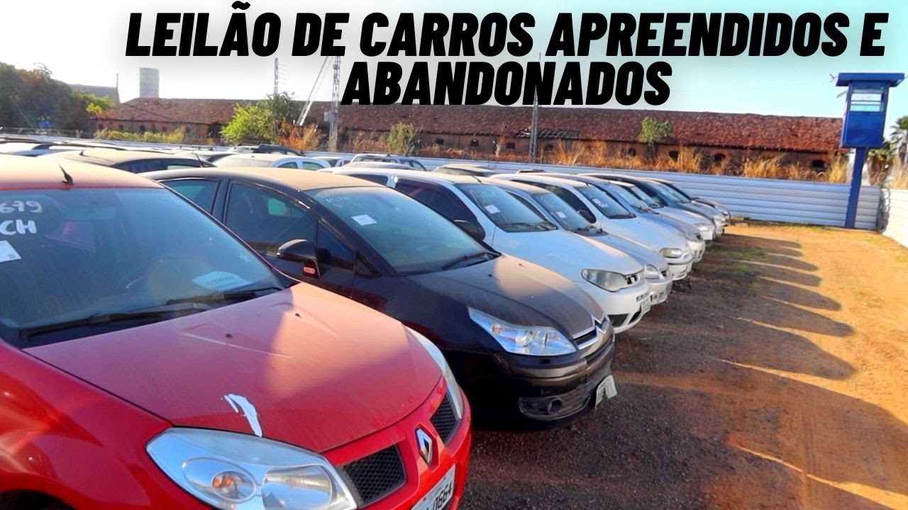 CARROS DE LEILÃO APREENDIDOS PELO DETRAN A PARTIR DE R$ 1 MIL *os mais baratos*