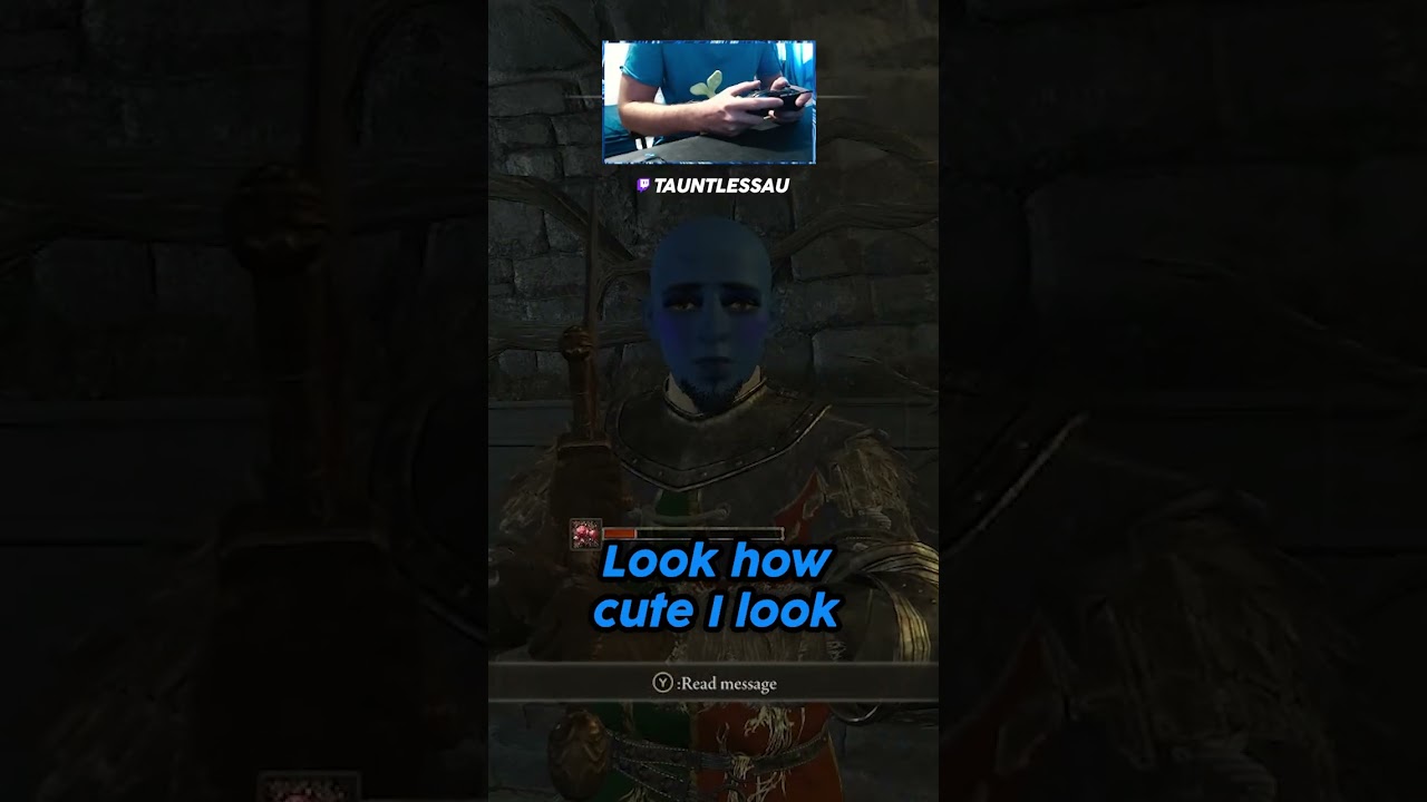 CUTEST  #twitch #streamer REVEALS his ELDEN RING MODEL 😘 [kisses]