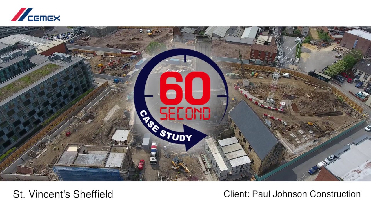60second case study Porofoam Foamed Concrete -  St Vincents Sheffield