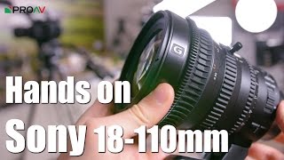 Sony 18-110mm Lens - Hands On Overview