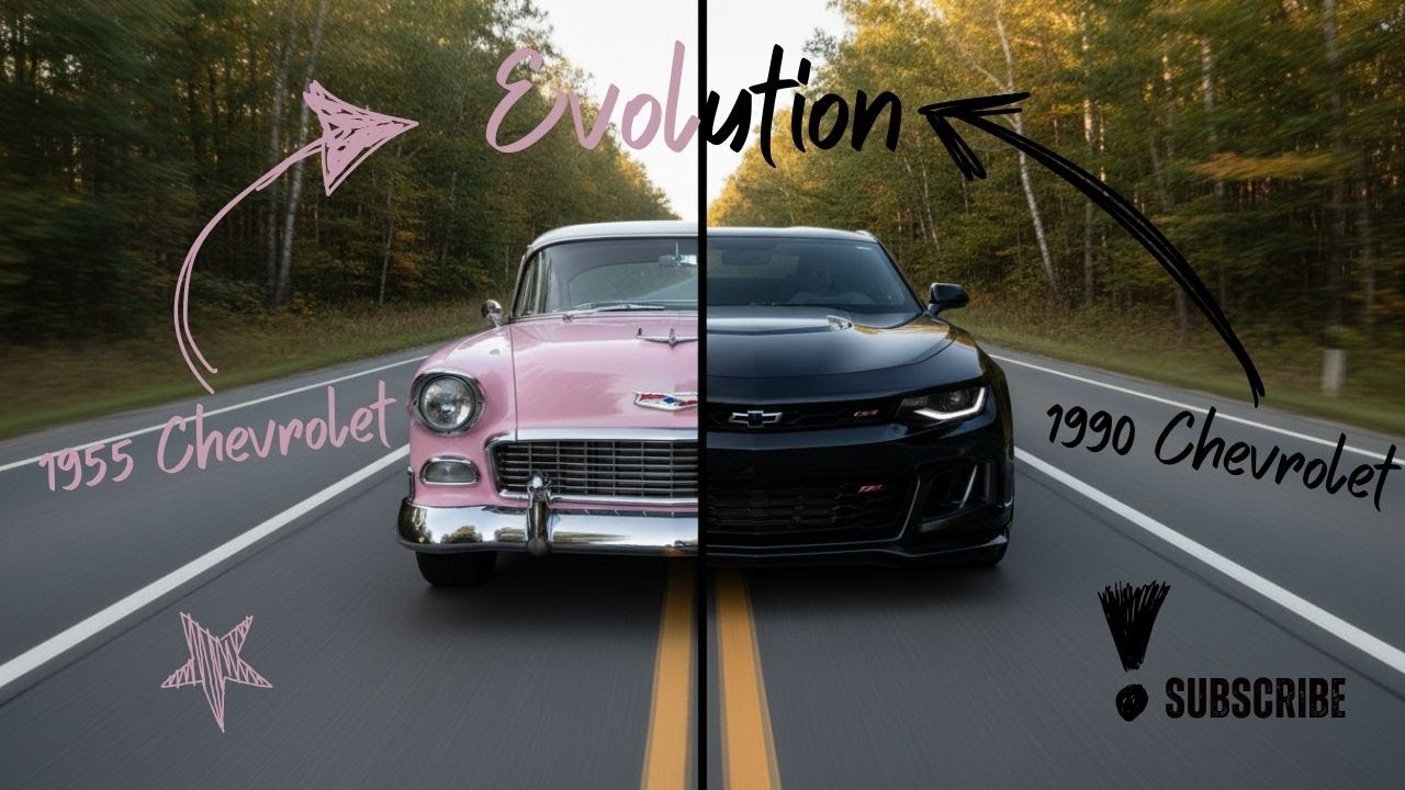 Chevrolet Evolution on the Same Road (1955–1990)