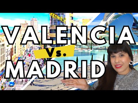 🤗CUAL ES LA MEJOR CIUDAD PARA VIVIR y TRABAJAR 🇪🇸 MADRID VS. VALENCIA ¿Cuál es la ciudad más asequible? Comparativa de costos de vida en Madrid y Valencia 2025