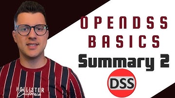 3 - [En] OpenDSS Basics | Summary Part 2
