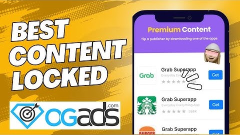 How To Create a Content Locker With OGAds (Step By Step)