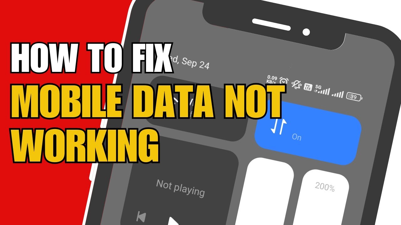How to Fix Mobile Data Not Working on Android - YouTube