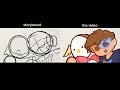 Storyboard vs Final version || Poultry Man &amp; Hot Guy