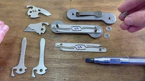 NEW KB-Detent Lock Tool Titanium Tool Inserts for KeyBar Install