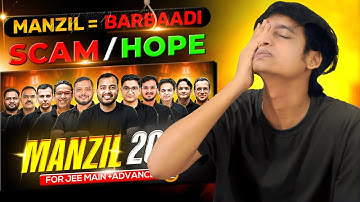 Can You Really SCORE 99%ile from MANZIL 2026 | JEE MAINS 2026