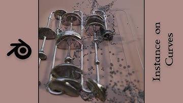 Instance on Curves - Procedural Blender 3.x setup